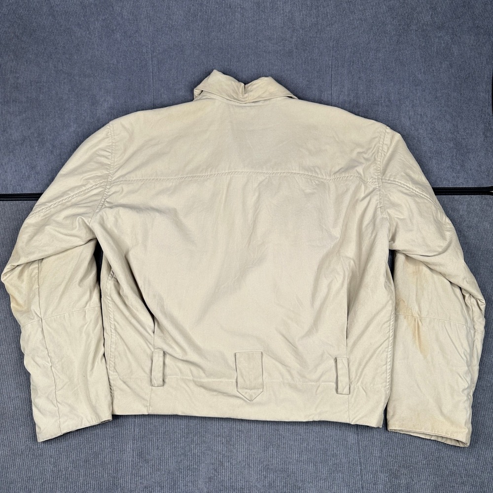 Issey Miyake Vintage Double Breasted Shawl Collar Padded Jacket Tan Beige RARE - Picture 10 of 15